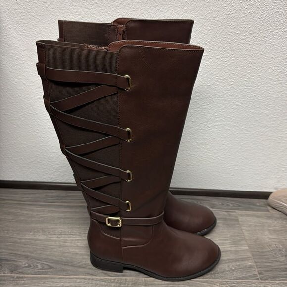 Thalia Sodi Veronika (WIDE CALF) Tall Boots - Picture 4 of 7